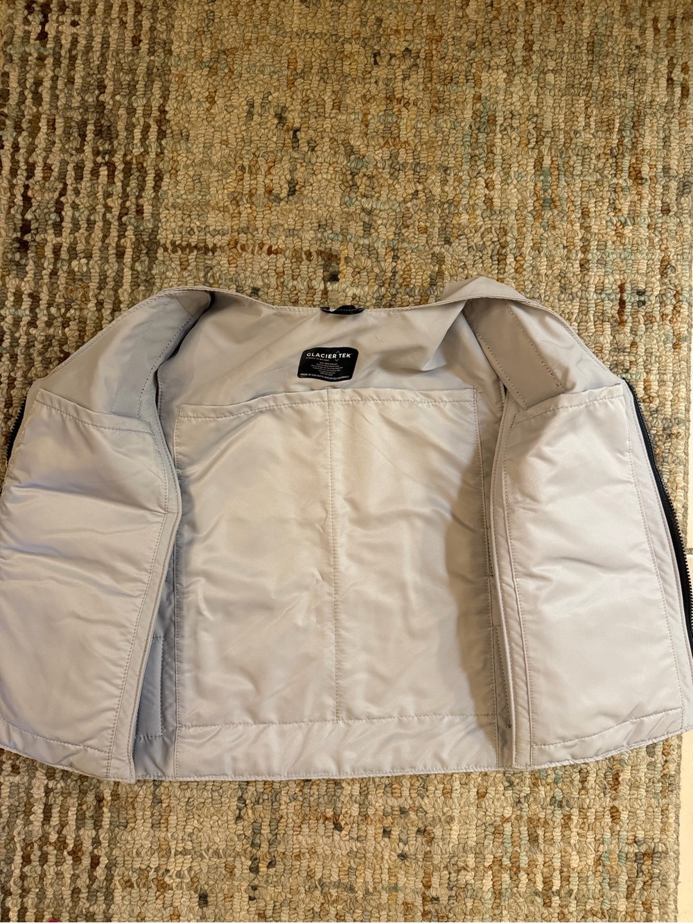 Glacier Tek Light Gray Cooling Vest with Cooling Packs - Picture 5 of 9